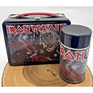 Vintage NECA Limited Edition Iron Maiden Number of The Beast Lunch Box & Thermos